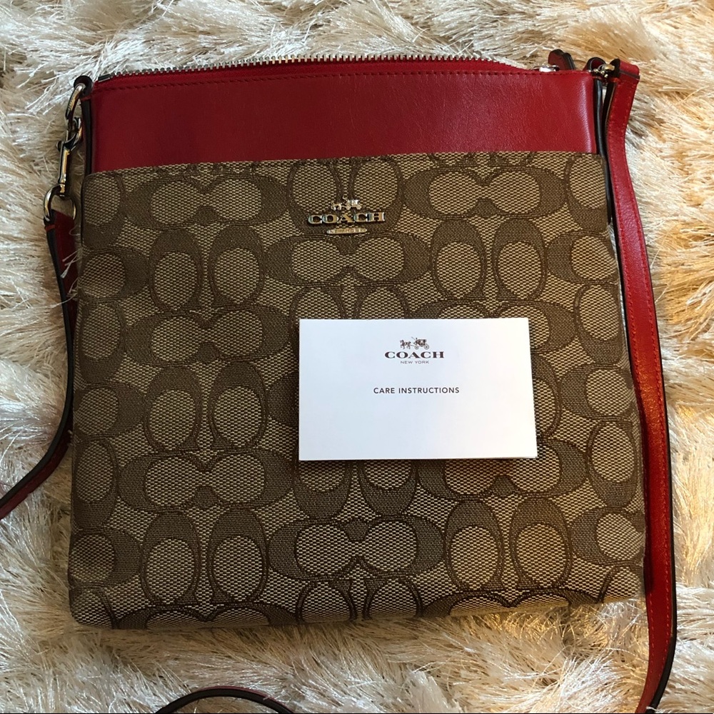 Coach logo crossbody bag